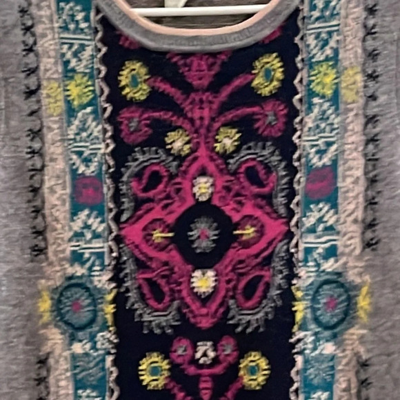 Anthropologie Akemi + Kin Kaleidoscope Multicolor Soft Knit Mini Dress Size XS - Picture 3 of 16